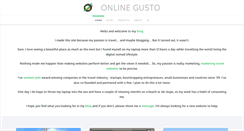 Desktop Screenshot of onlinegusto.com